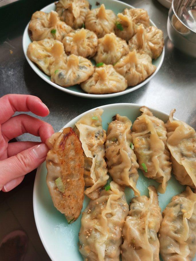 懒人版【黄瓜鸡蛋虾仁馅生煎包】