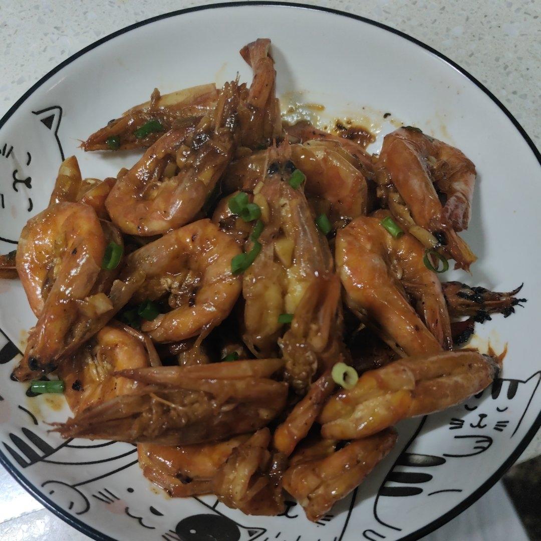 家庭版油焖大虾