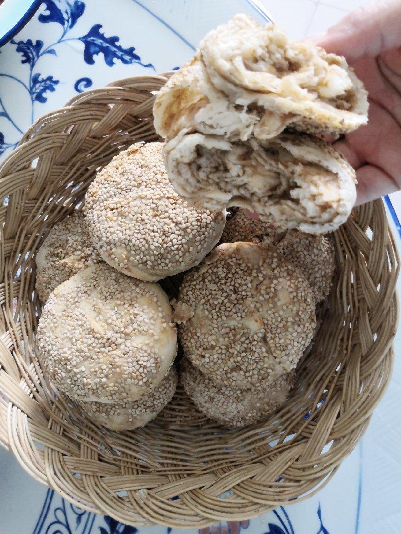 烤箱版麻酱烧饼