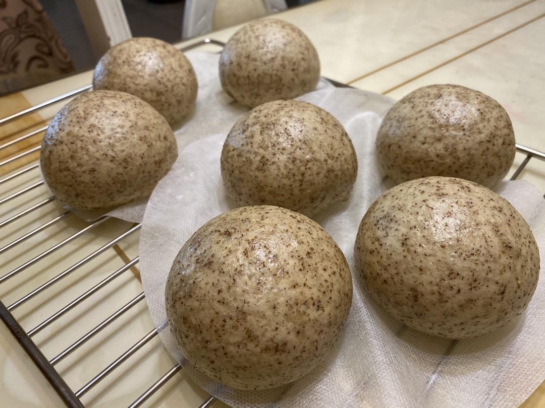 奶香黑麦炝面馒头