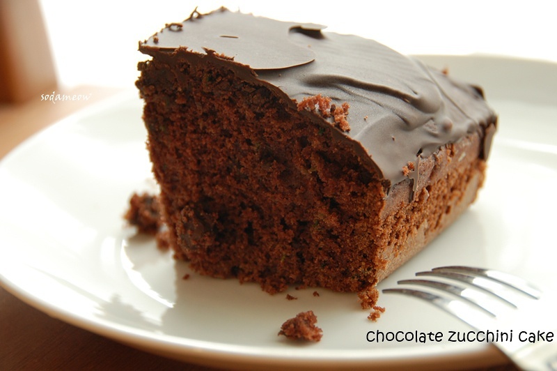 巧克力西葫芦蛋糕的做法