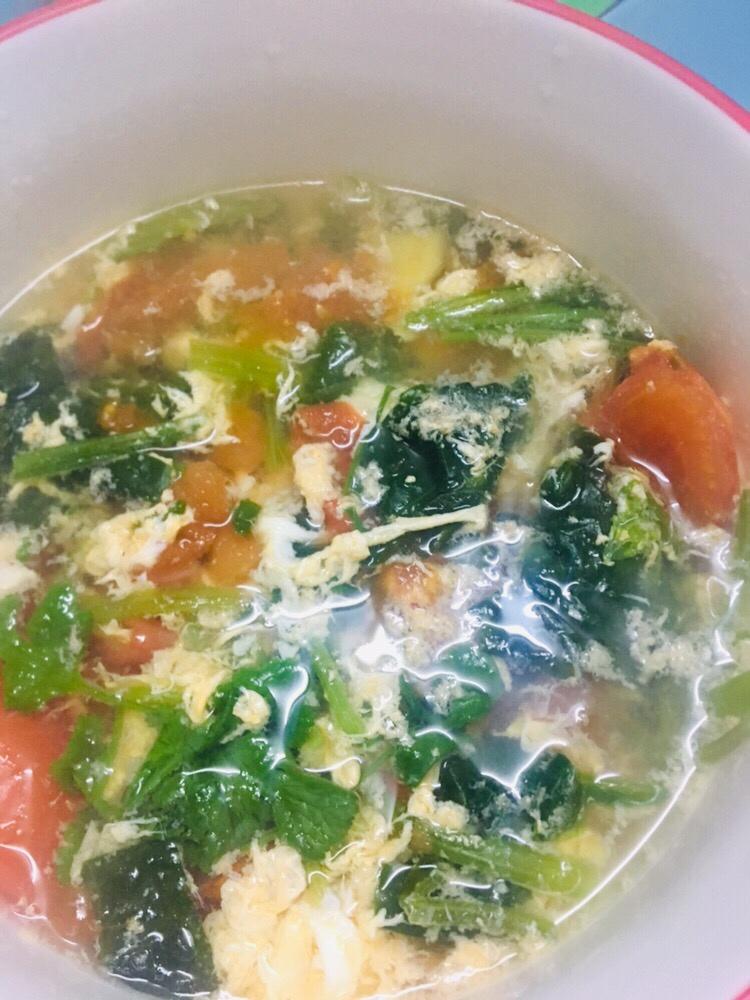 快手鲜蔬芙蓉汤的做法