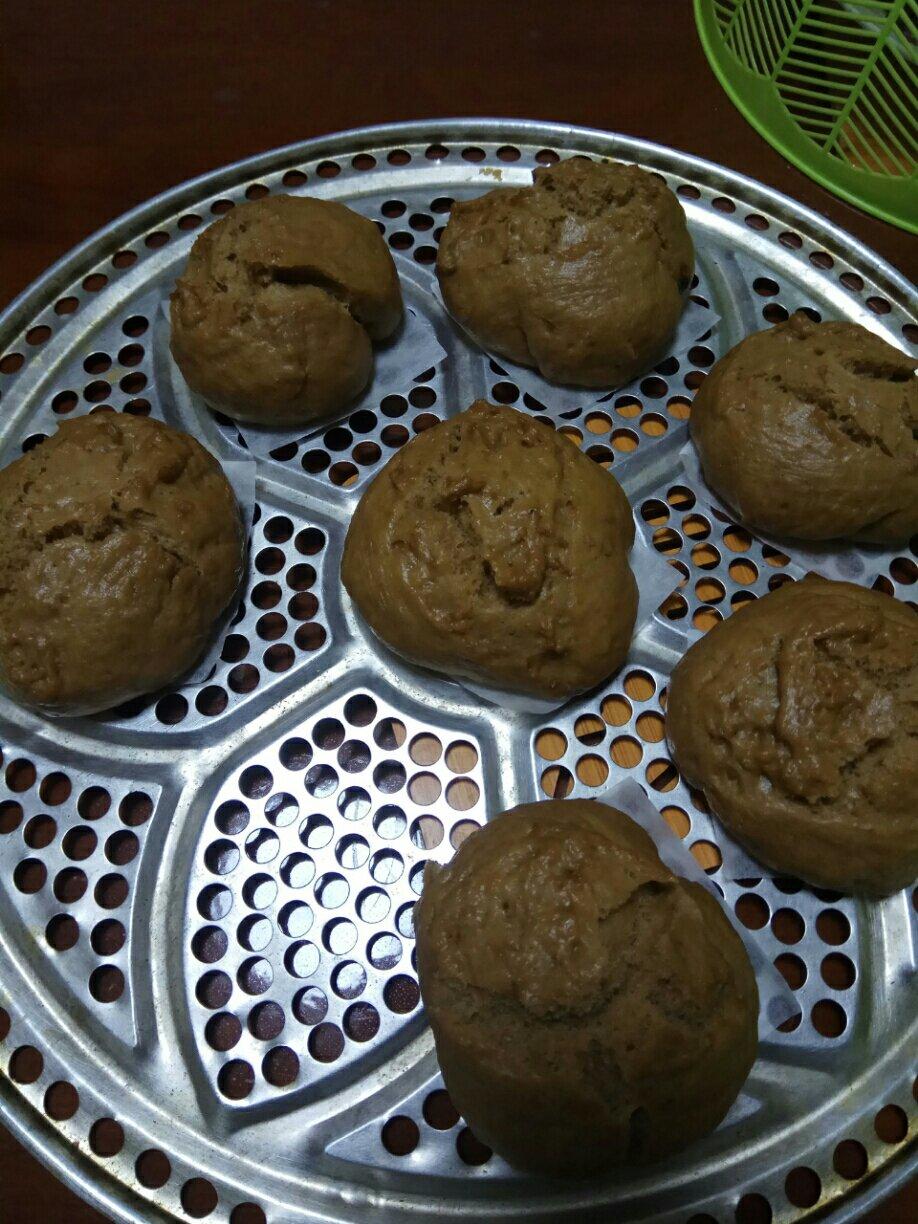 红糖燕麦开花馒头