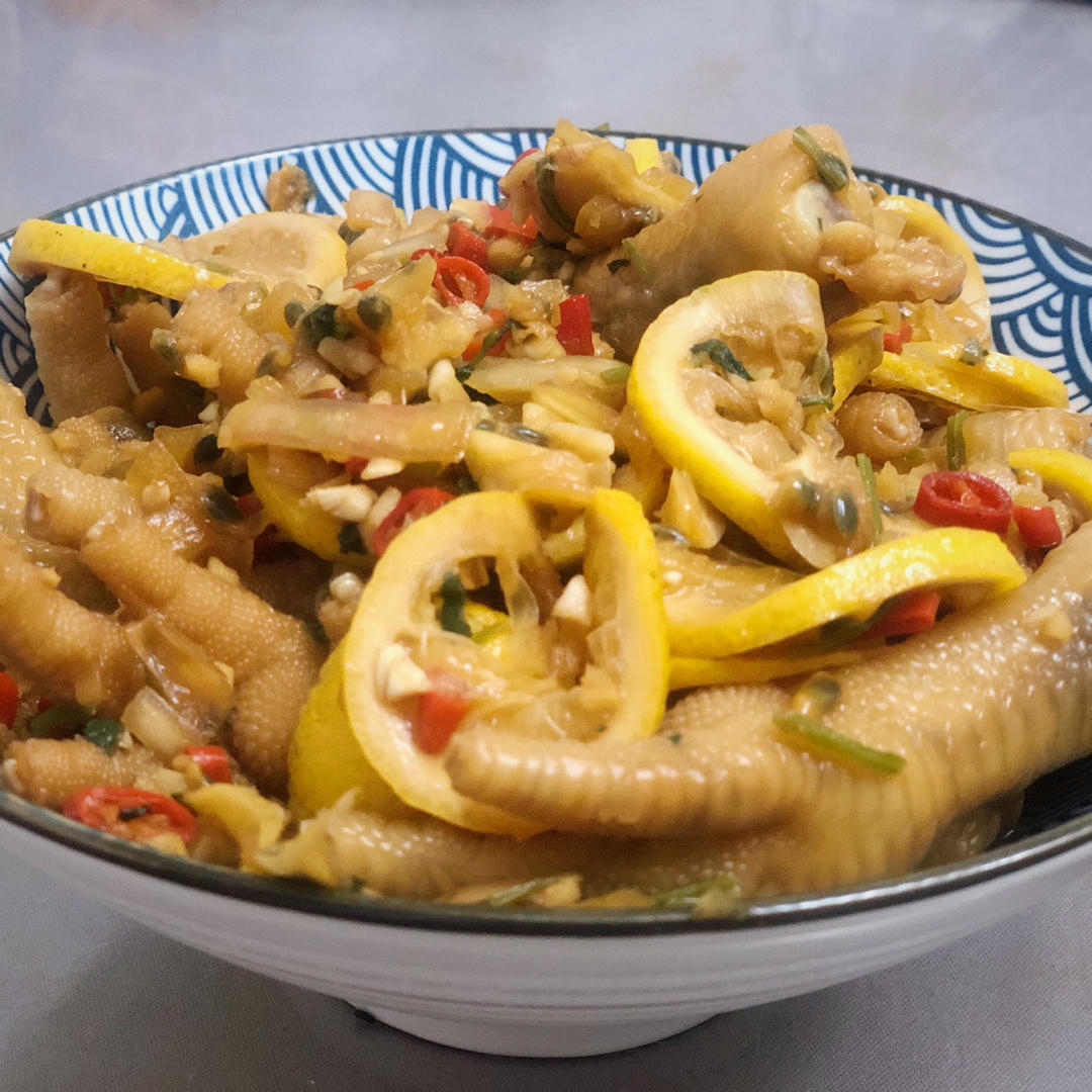 柠檬百香果鸡爪