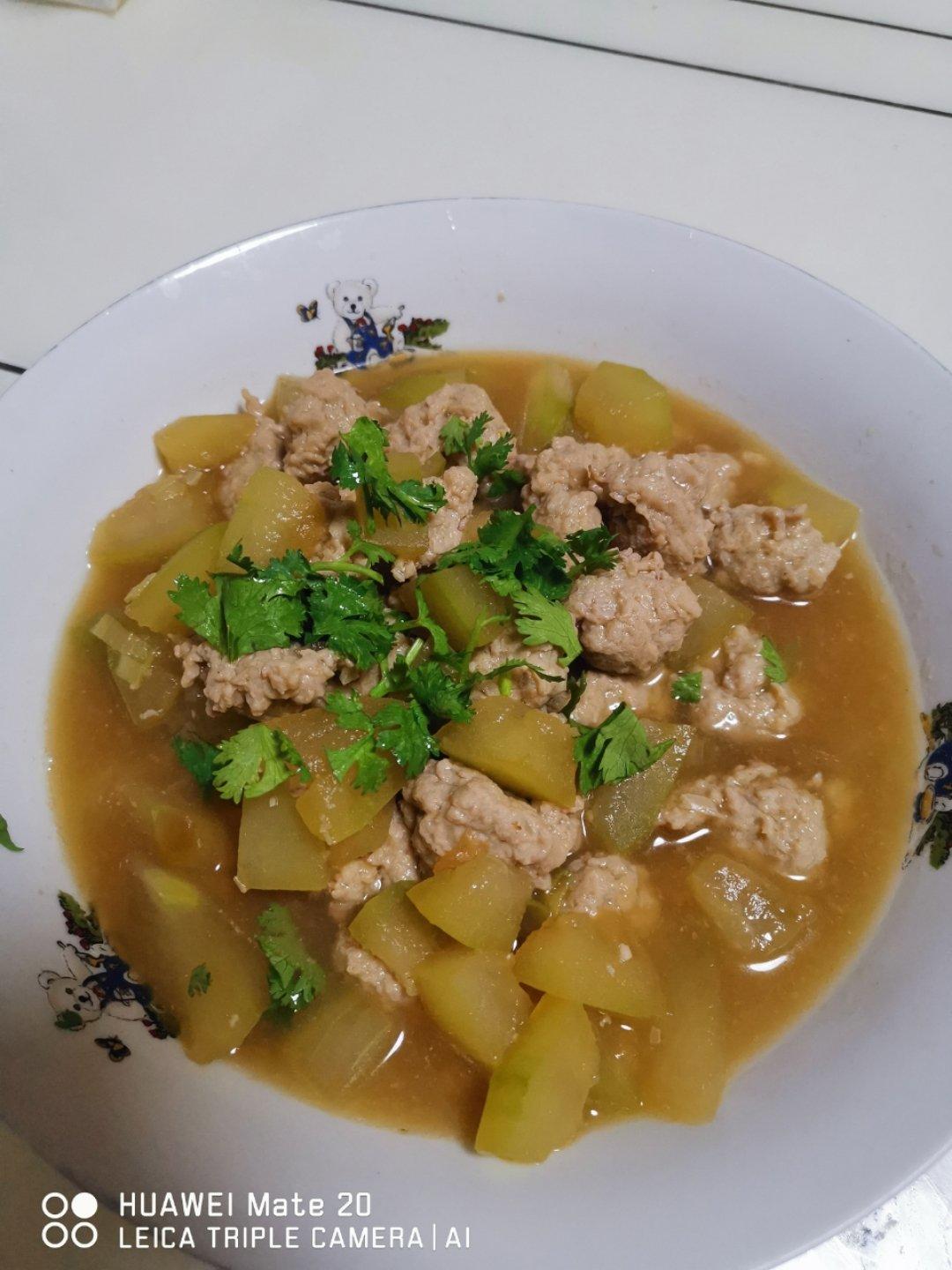 冬瓜汆丸子汤