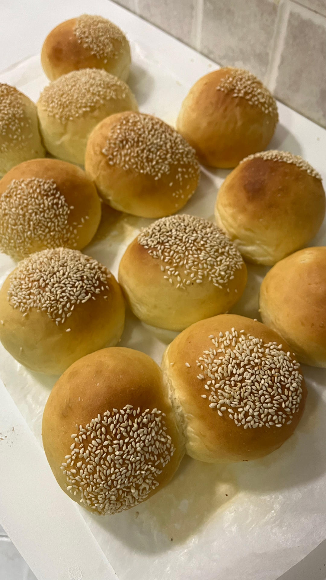 非常柔软的烫种汉堡（热狗）胚！