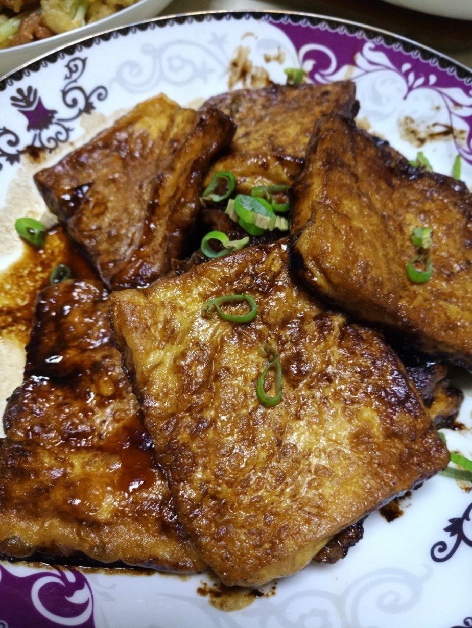 蚝油嫩豆腐