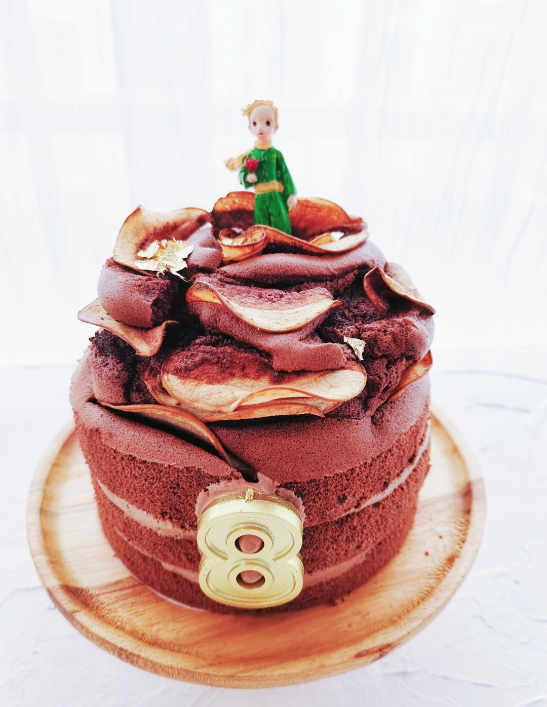 巧克力玫瑰蛋糕🉑️太好吃啦‼️