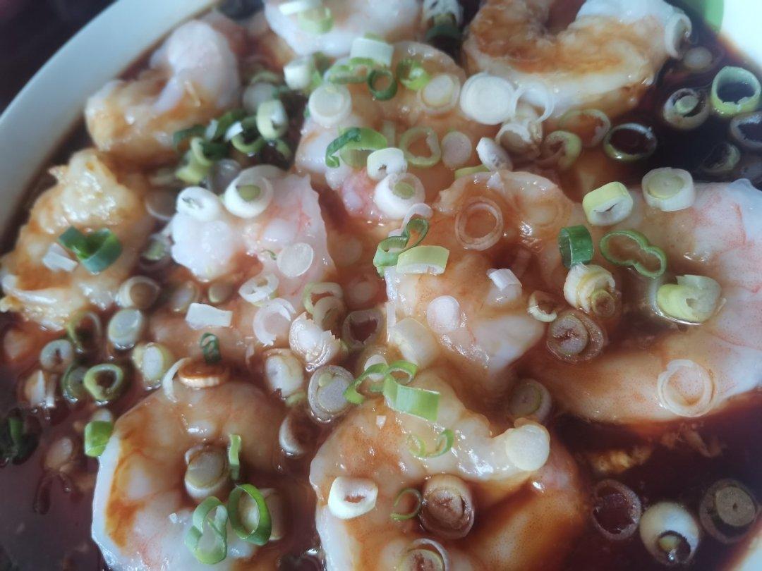 虾仁豆腐蒸水蛋
