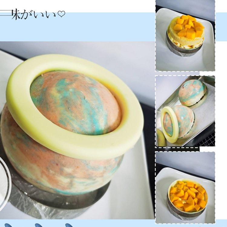 星球蛋糕，巧克力星空球蛋糕，简便版