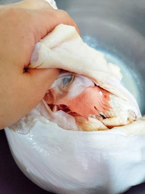 超香猪肚鸡可配火锅(附带酱油辣椒圈蘸水做法)的做法 步骤2