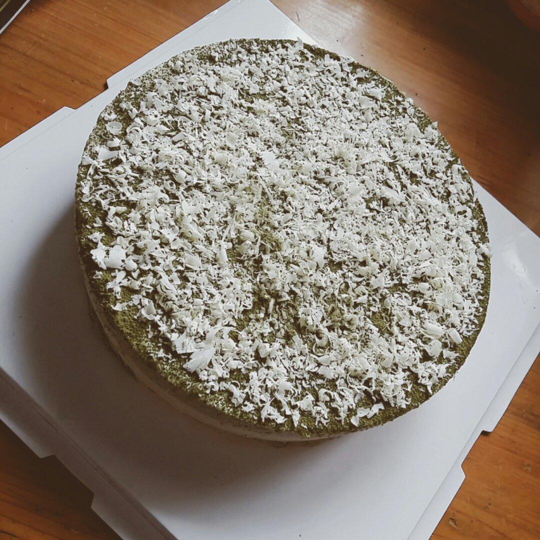 抹茶双享慕斯