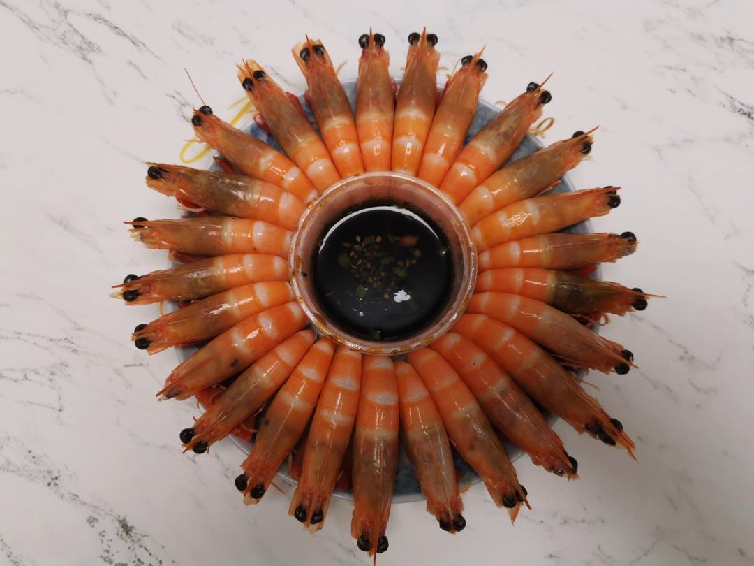 最简单的白灼虾（水煮）盐水基尾虾