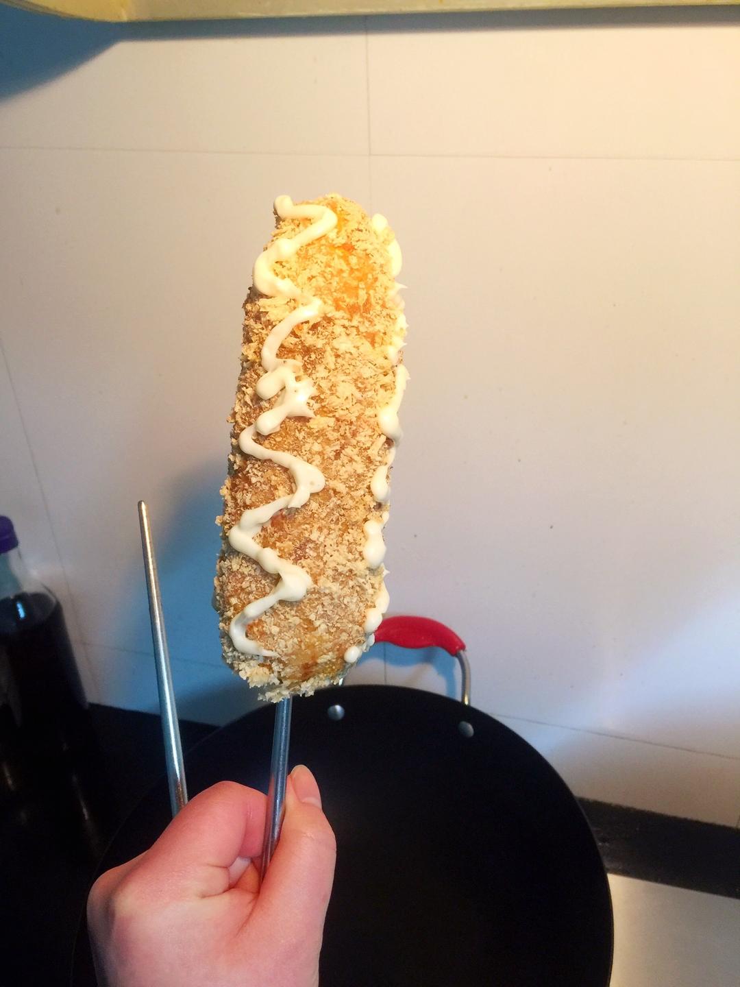 脆皮玉米的做法