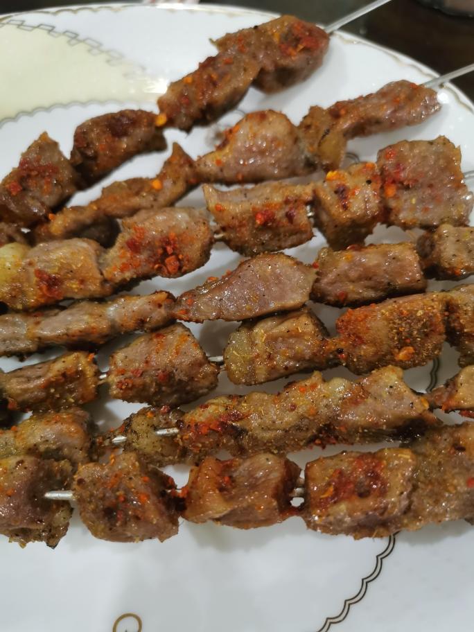 烤箱版牛肉串的做法