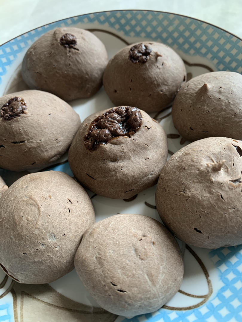 🌈外酥里弹的巧克力麻薯，越吃越好吃！