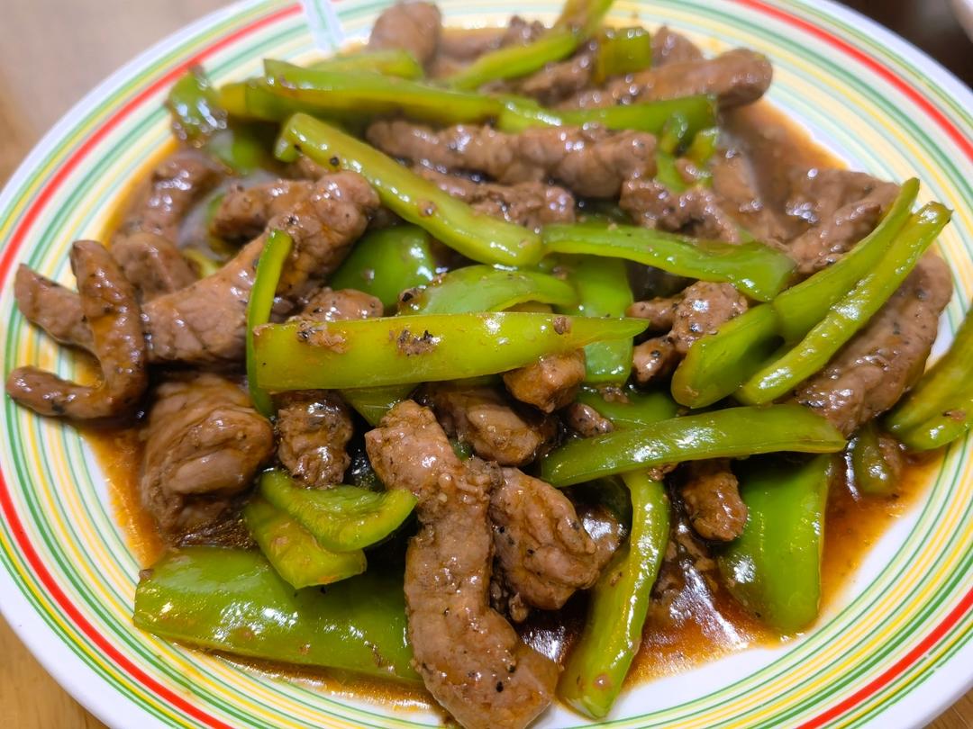 杭椒牛柳黑椒牛柳 终于找到炒出嫩牛肉的办法了 肉片肉丝都适用