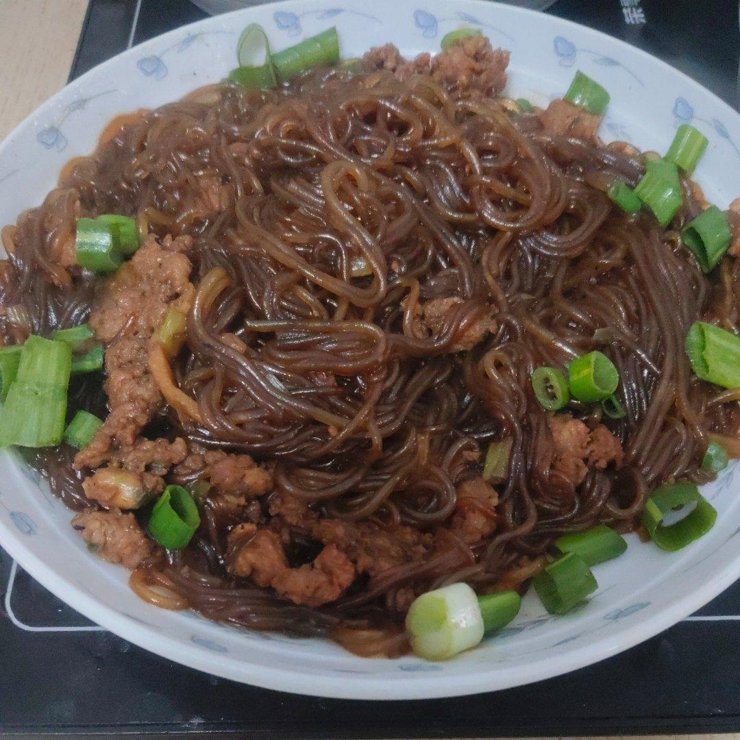 蚂蚁上树(肉末炒粉丝)超下饭‼️十分钟搞定