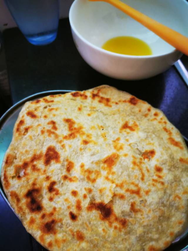 不调油酥不发面（视频）柔软多层的家常烙饼㊙️千层饼