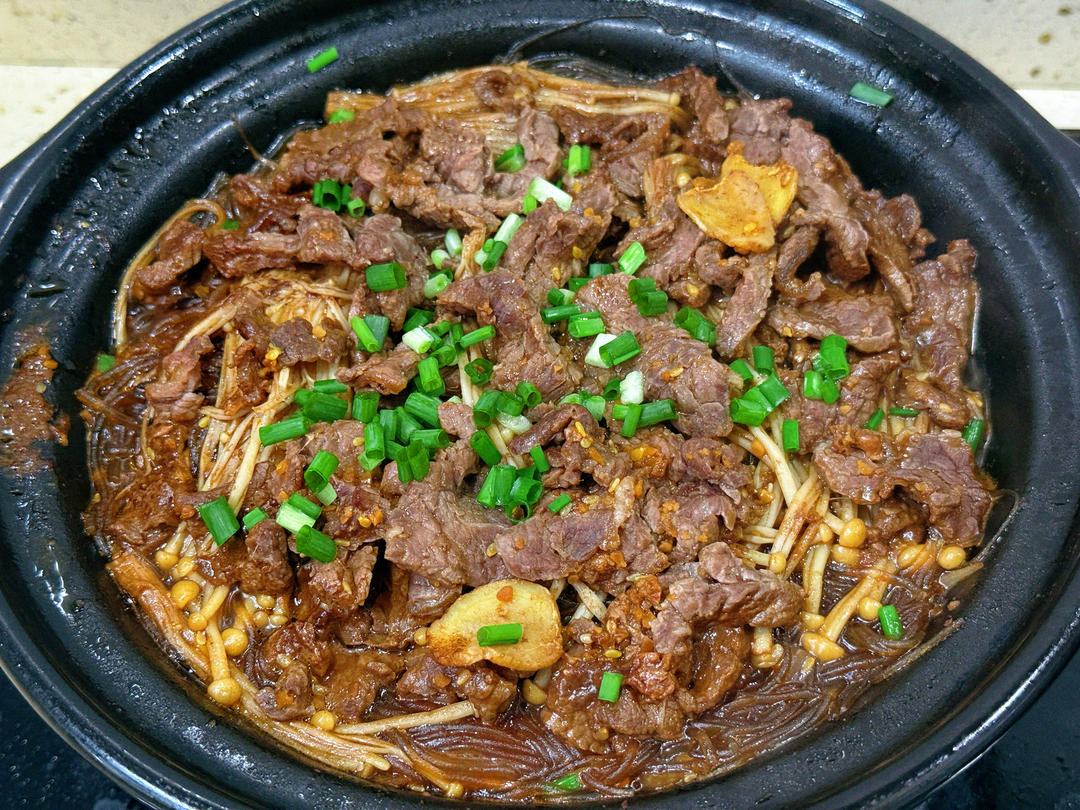 沙茶牛肉煲(潮汕味道)