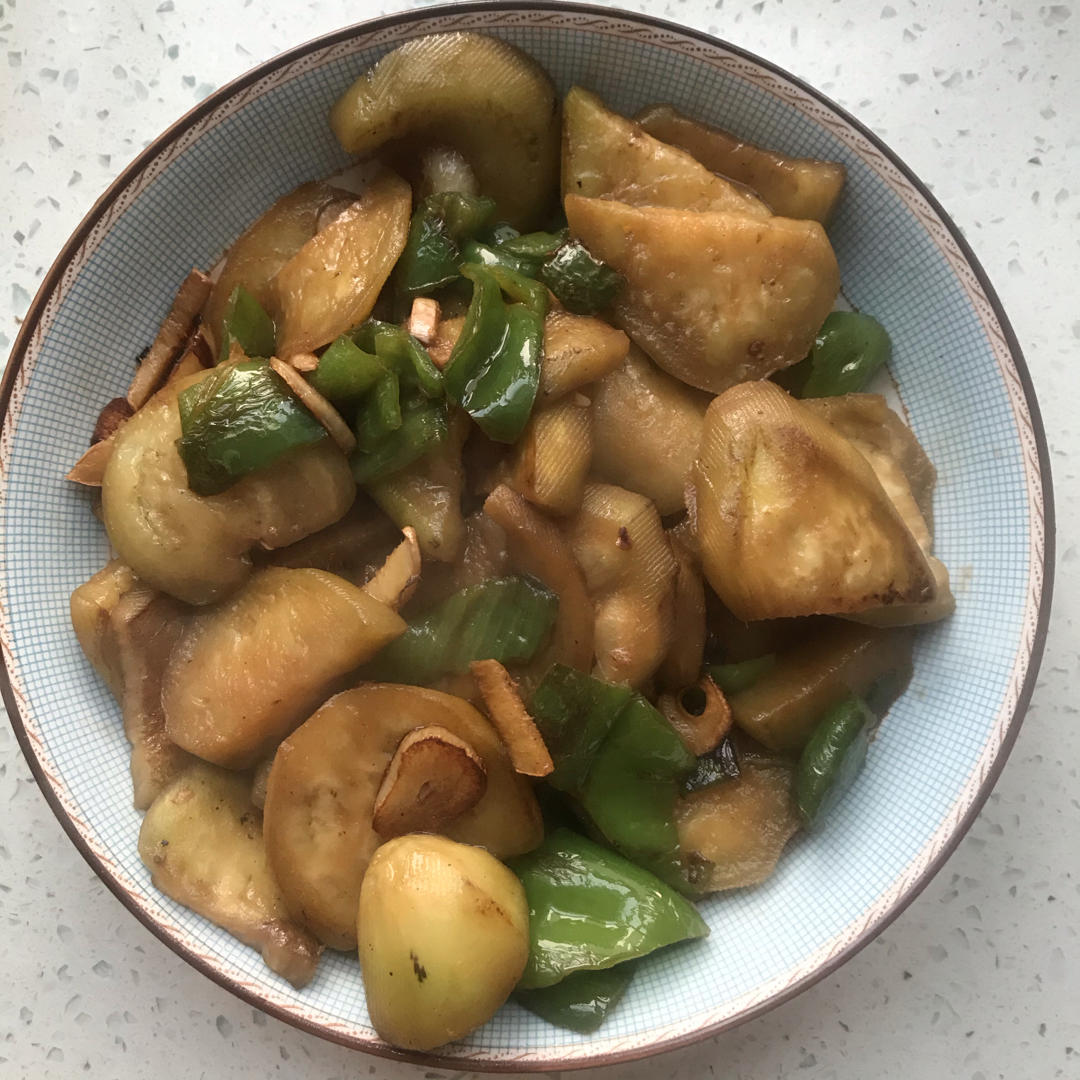 不费油❗不变色❗好吃下饭的青椒炒茄子