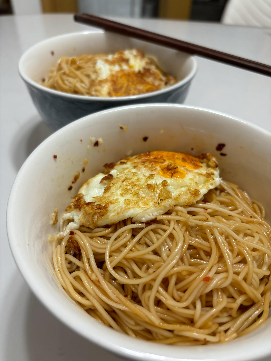 蒜香拌面🍜快手早餐