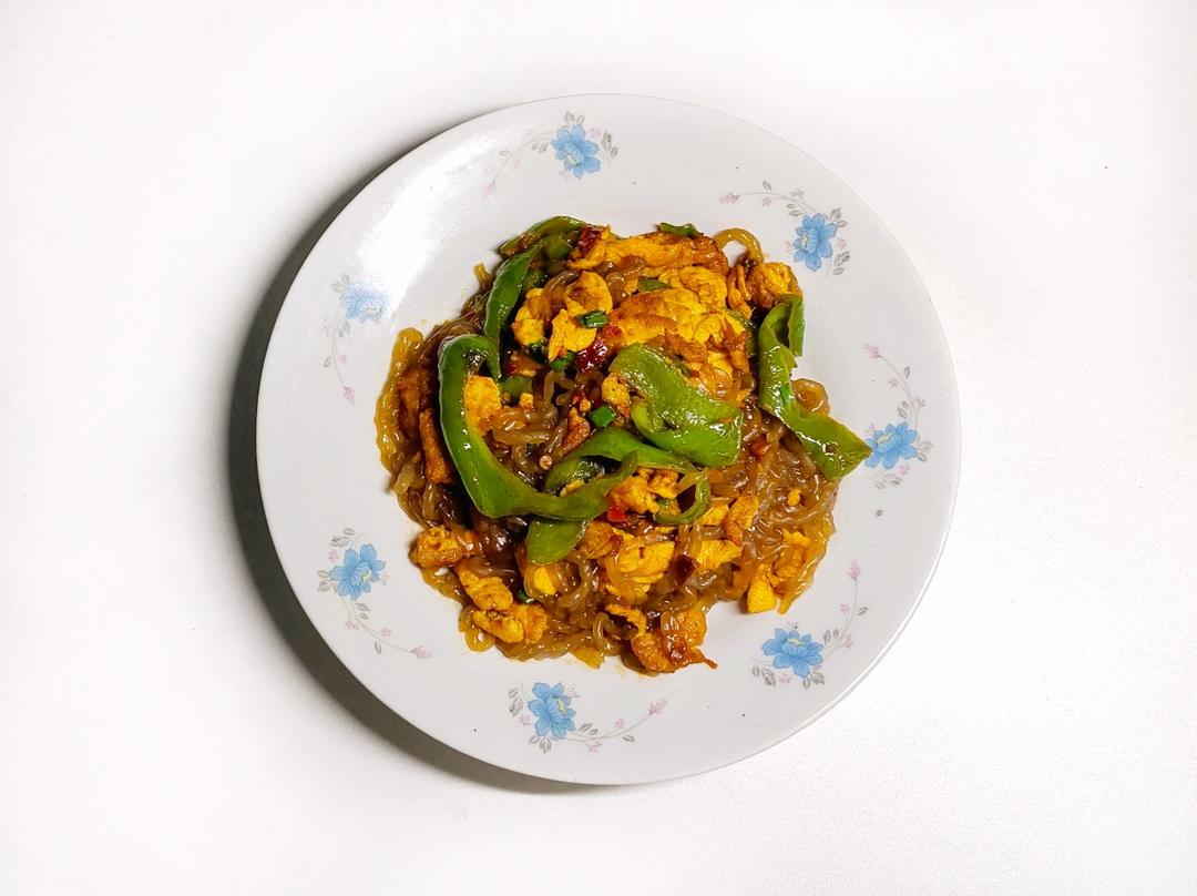 粉条炒鸡蛋