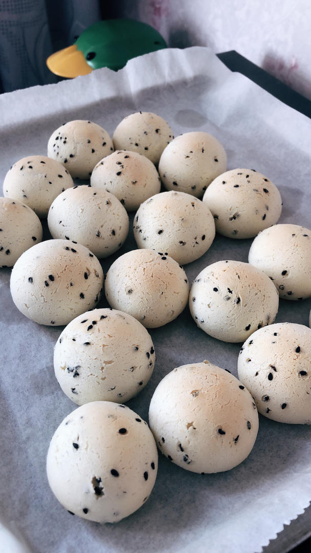 黑芝麻麻薯包（预拌粉版PK木薯粉版）