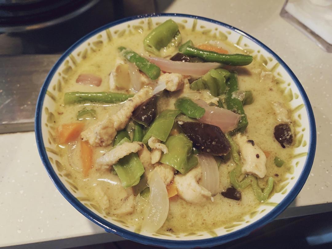 泰式青咖喱鸡