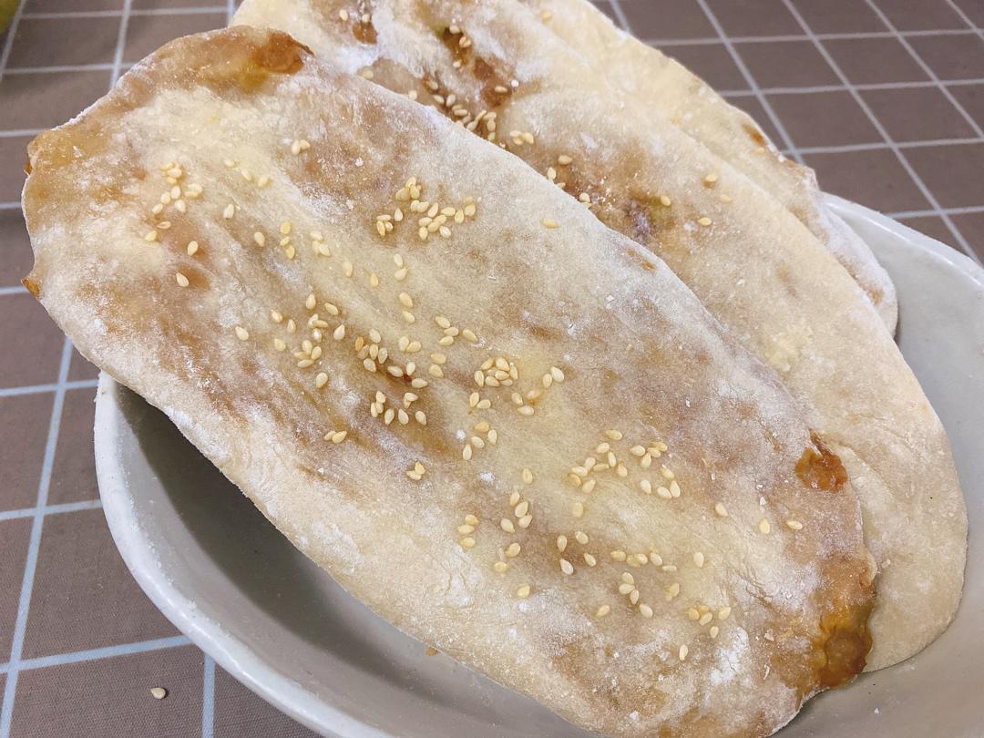 在家就能做的～街头小吃❗️❗️鲜肉锅盔