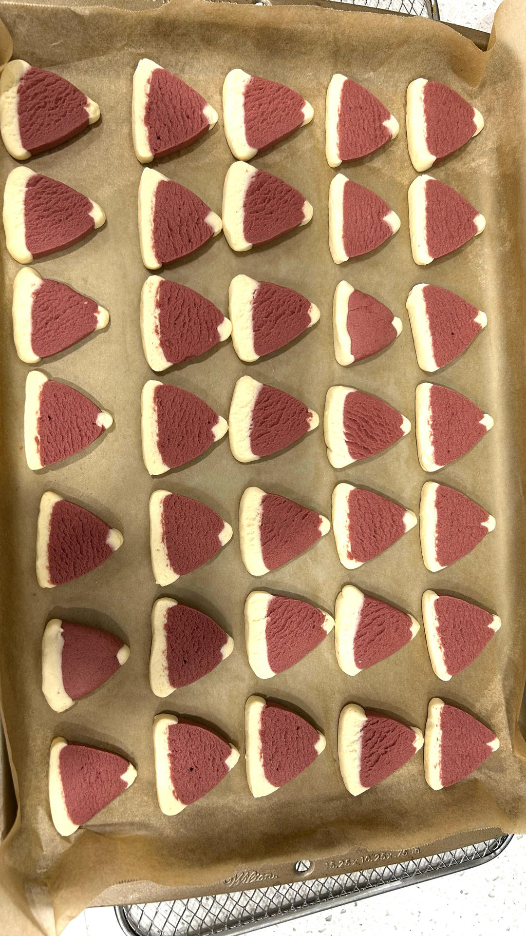 🎄无需模具|不用打发的圣诞帽曲奇饼干