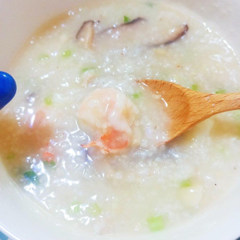 干贝鲜虾粥