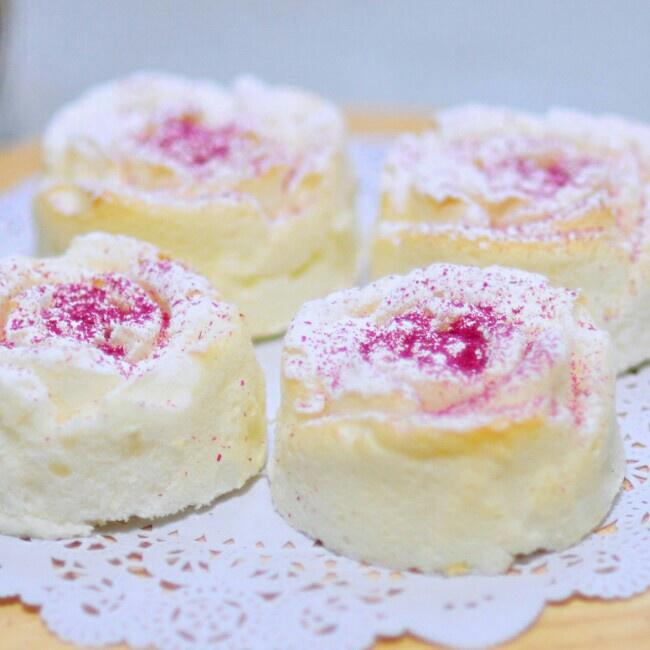 玫瑰花天使蛋糕的做法