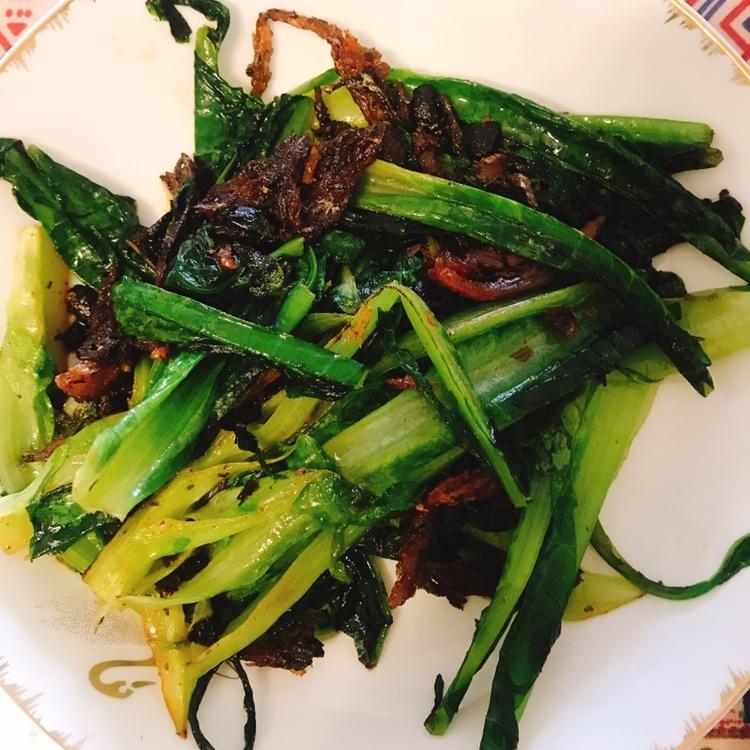 豆鼓鲮鱼油麦菜