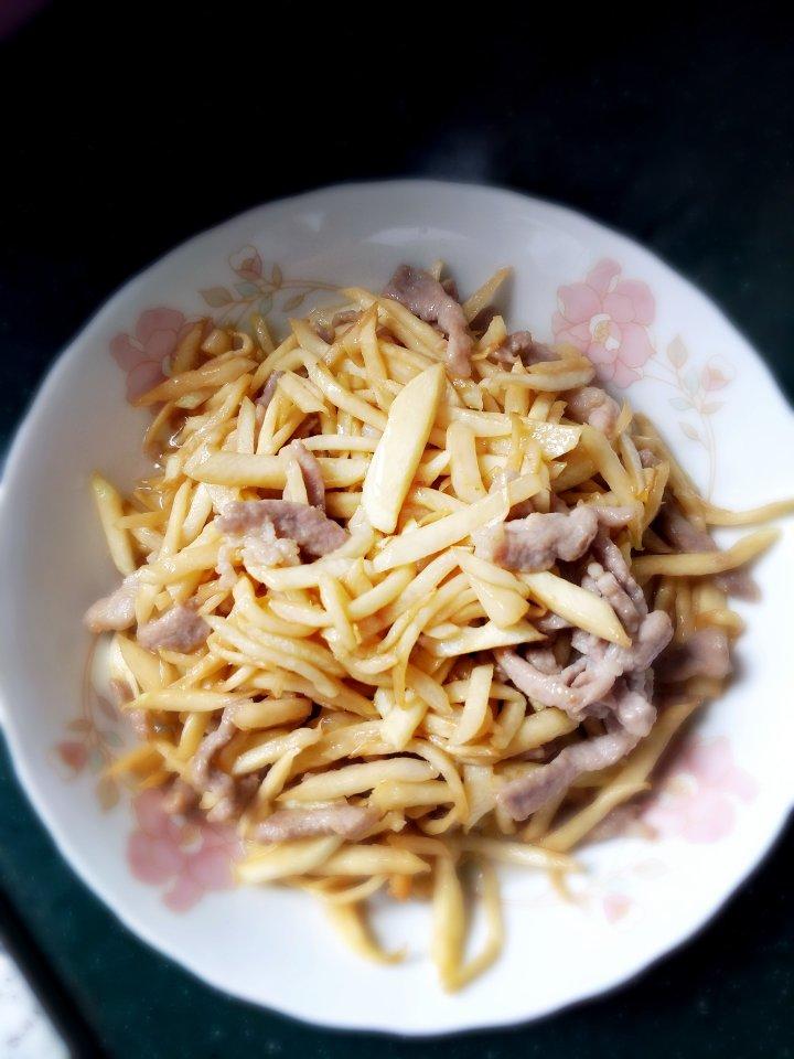 茭白丝炒肉丝