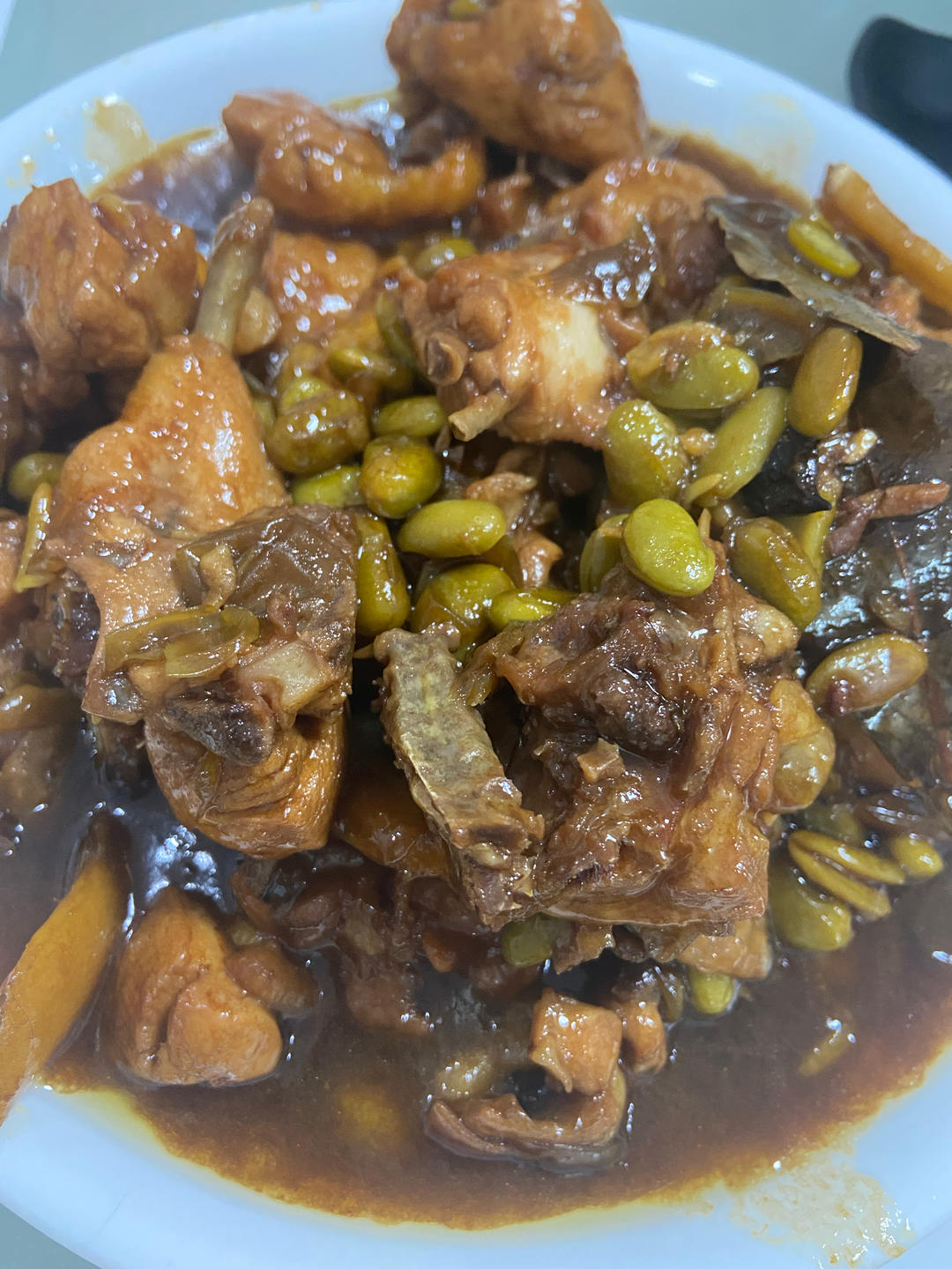 下饭菜｜毛豆烧鸡腿🍗真的pangpang香🔥