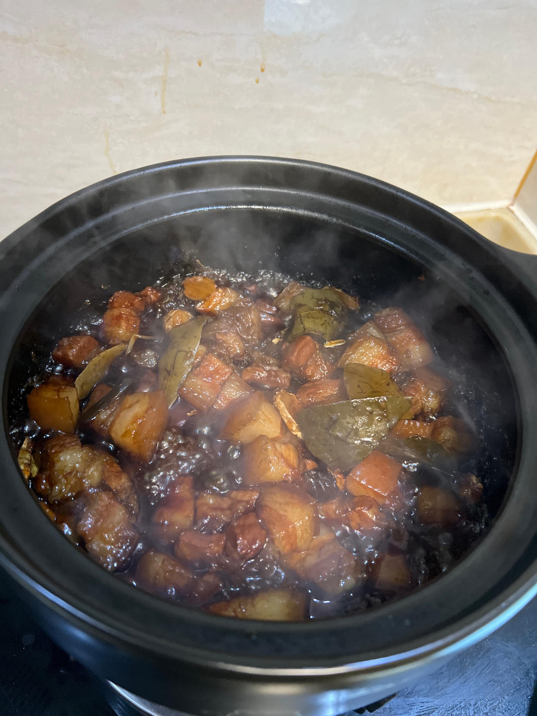 不硬不柴、果味红烧肉
