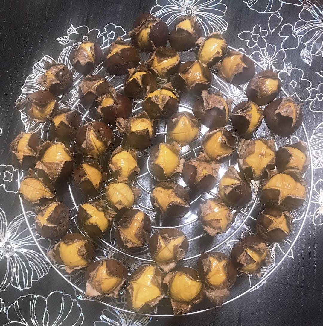 烤箱版糖炒栗子