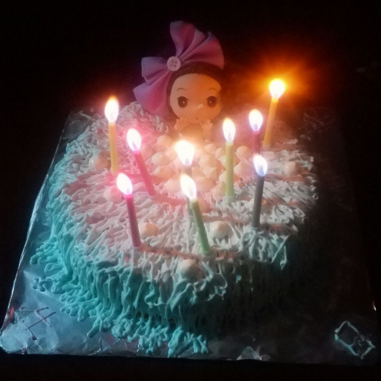 详细步骤制作泡泡浴娃娃蛋糕