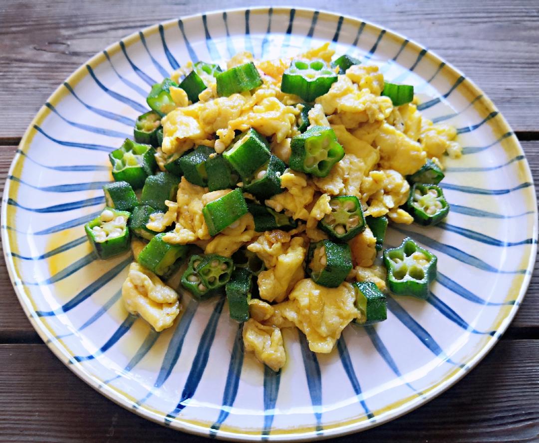 超易上手的美味秋葵炒鸡蛋