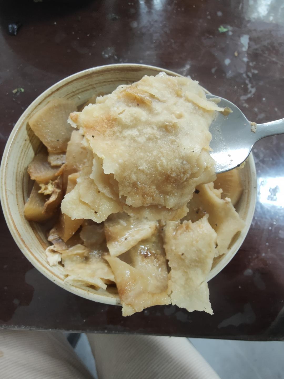 从头香到尾的白萝卜罩饼