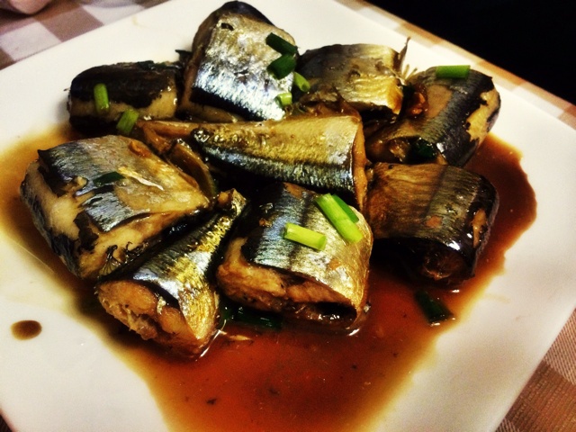 年糕秋刀鱼甘露煮