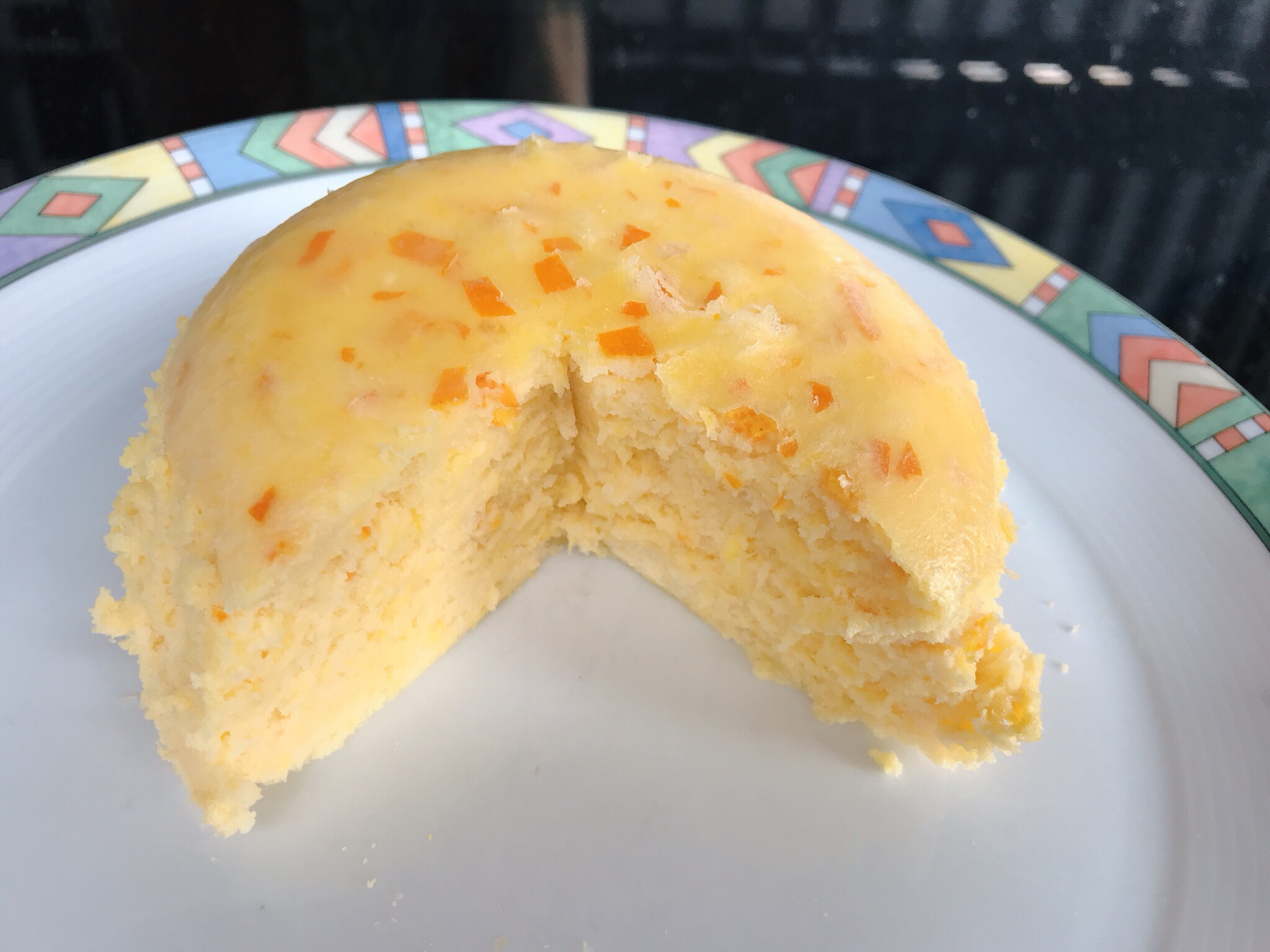 香橙酸奶蒸蛋糕