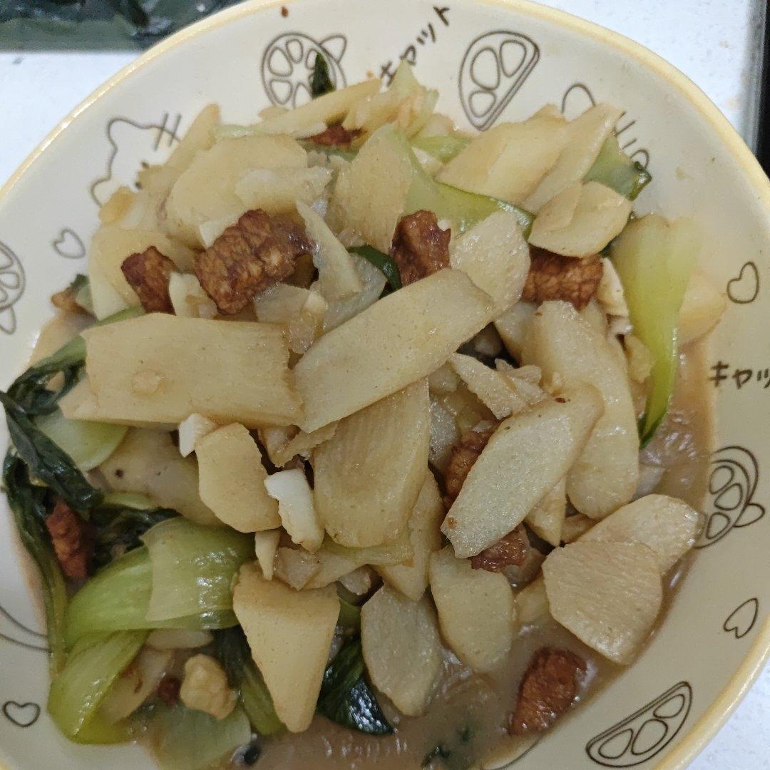 山药炒肉片