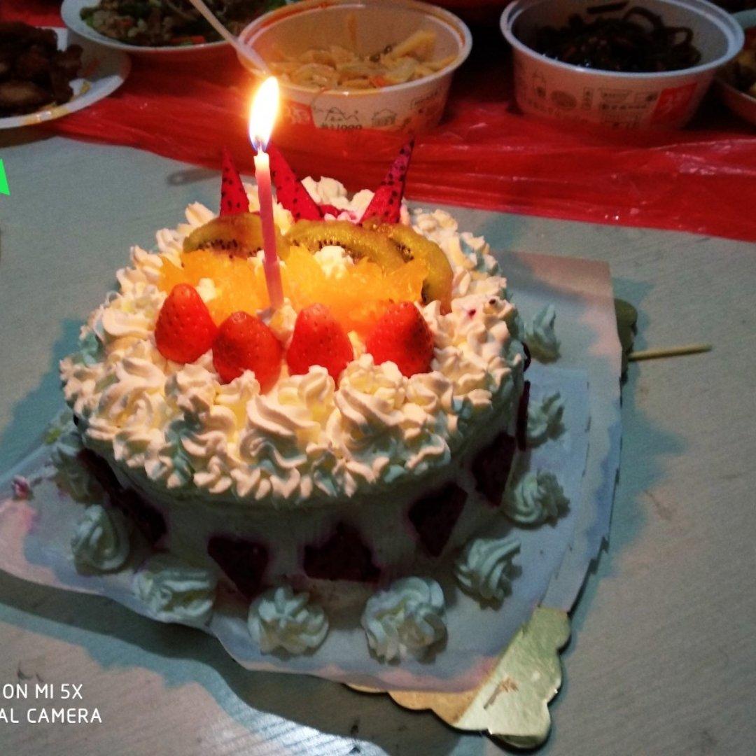 水果生日蛋糕8寸