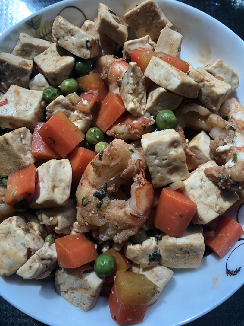 虾仁豆腐