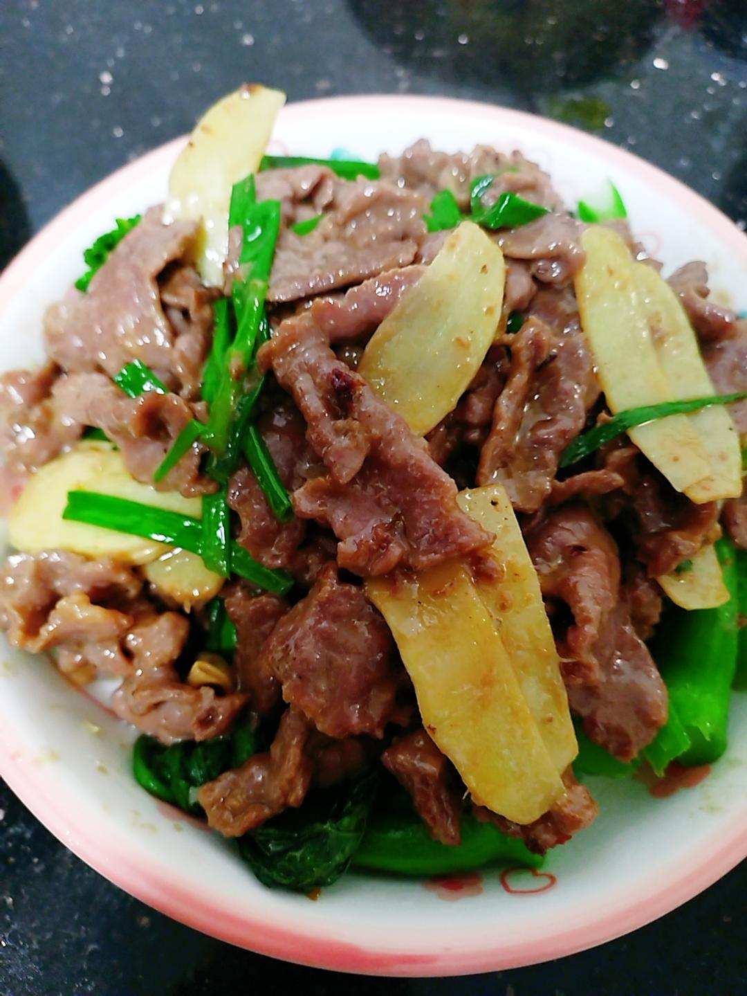 潮汕妈妈们拿手家常菜之芥蓝炒牛肉