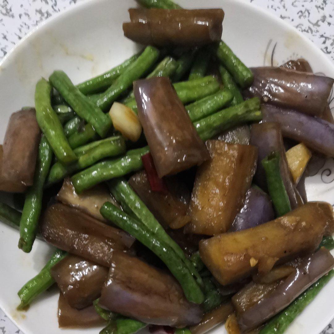 豆角烧茄子