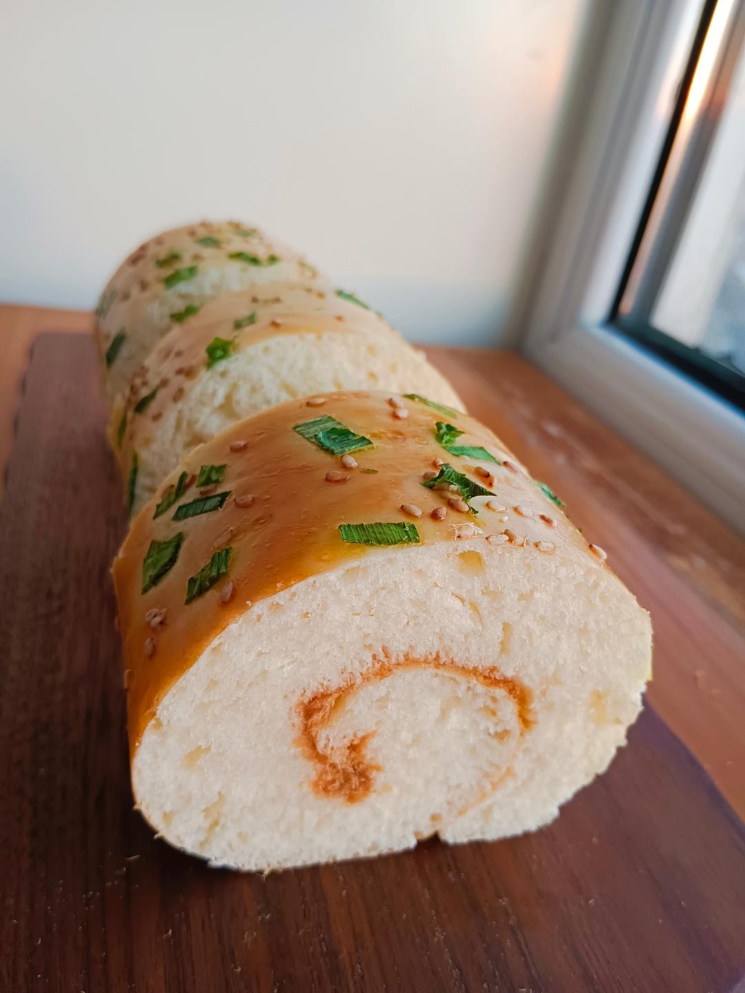 回忆的味道---肉松面包卷
