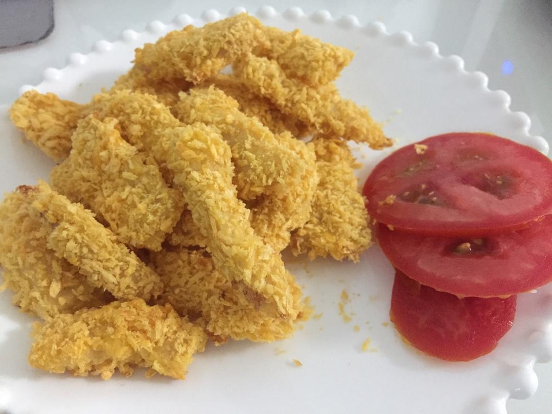 无油健康香酥鸡柳